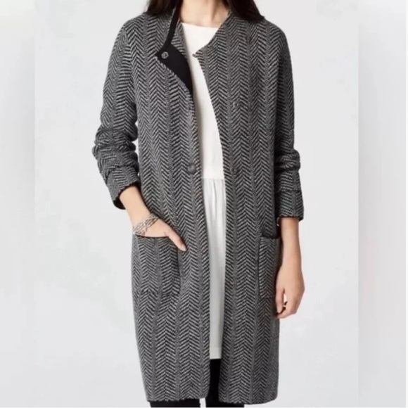 J. Jill Wool Blend Duster Cardigan Sweater Jacket - Picture 13 of 16